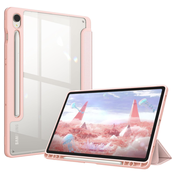 Galaxy Tab S10 FE/Tab S9 FE 10.9"/Tab S9 11" Hybrid Slim Case w/ Pencil Holder | Fintie