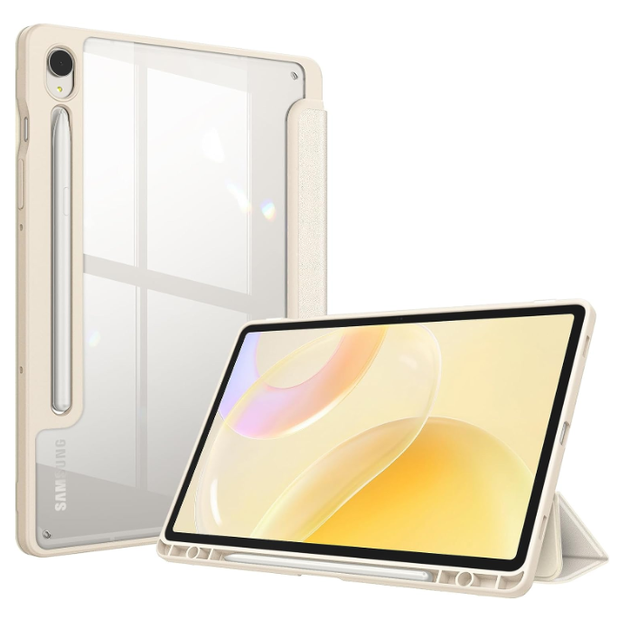 Galaxy Tab S10 FE/Tab S9 FE 10.9"/Tab S9 11" Hybrid Slim Case w/ Pencil Holder | Fintie