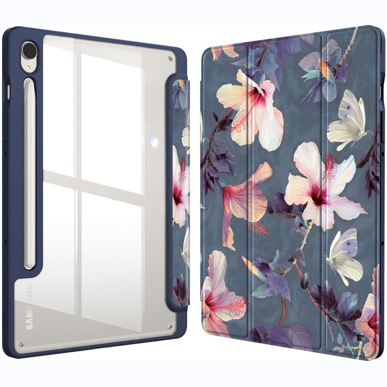 Galaxy Tab S10 FE/Tab S9 FE 10.9"/Tab S9 11" Hybrid Slim Case w/ Pencil Holder | Fintie
