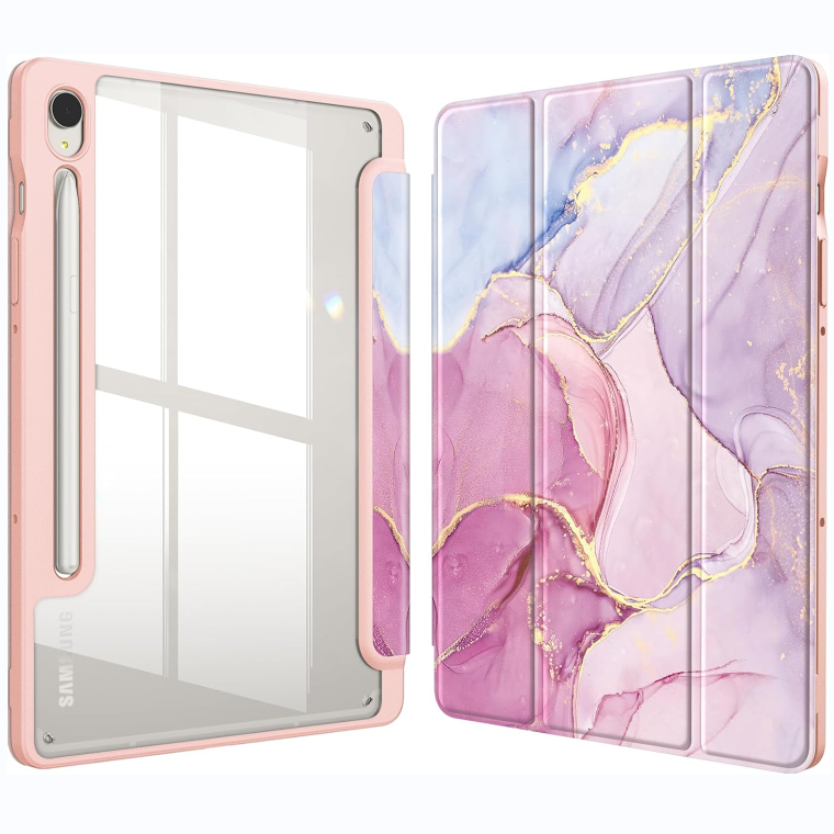 Galaxy Tab S10 FE/Tab S9 FE 10.9"/Tab S9 11" Hybrid Slim Case w/ Pencil Holder | Fintie