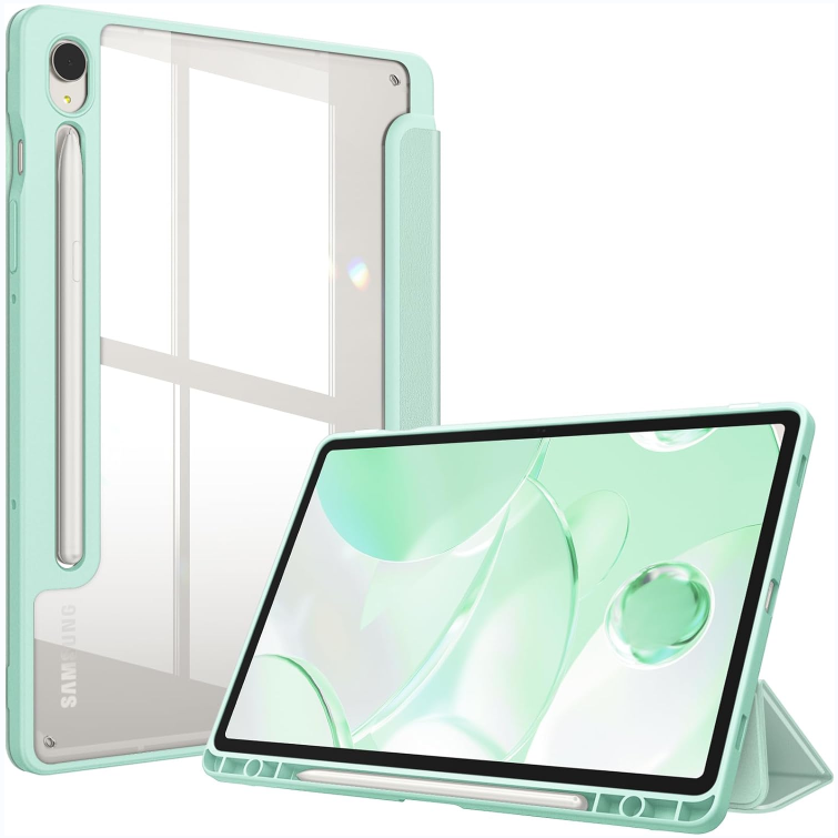 Galaxy Tab S9 11-inch / Tab S9 FE 10.9-inch Hybrid Slim Case w/ Pencil Holder | Fintie