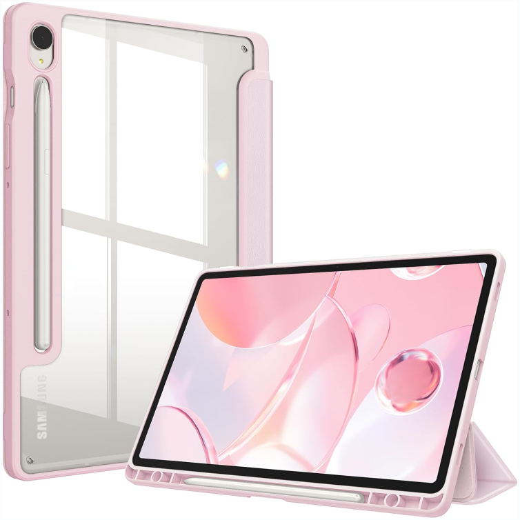 Galaxy Tab S10 FE/Tab S9 FE 10.9"/Tab S9 11" Hybrid Slim Case w/ Pencil Holder | Fintie
