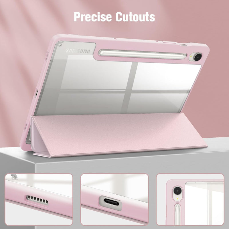 Galaxy Tab S10 FE/Tab S9 FE 10.9"/Tab S9 11" Hybrid Slim Case w/ Pencil Holder | Fintie