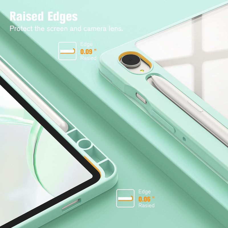 Galaxy Tab S10 FE/Tab S9 FE 10.9"/Tab S9 11" Hybrid Slim Case w/ Pencil Holder | Fintie