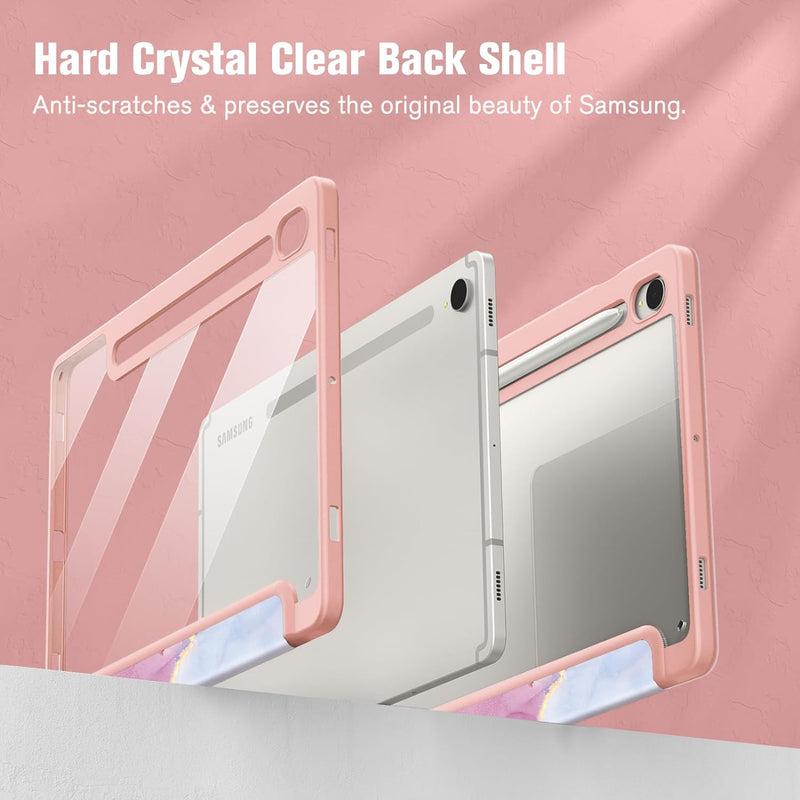 Galaxy Tab S10 FE/Tab S9 FE 10.9"/Tab S9 11" Hybrid Slim Case w/ Pencil Holder | Fintie