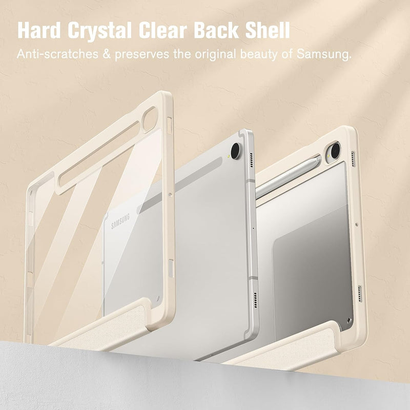 Galaxy Tab S10 FE/Tab S9 FE 10.9"/Tab S9 11" Hybrid Slim Case w/ Pencil Holder | Fintie