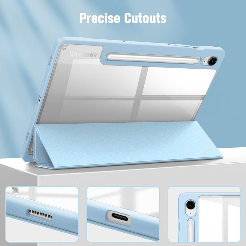 Galaxy Tab S10 FE/Tab S9 FE 10.9"/Tab S9 11" Hybrid Slim Case w/ Pencil Holder | Fintie