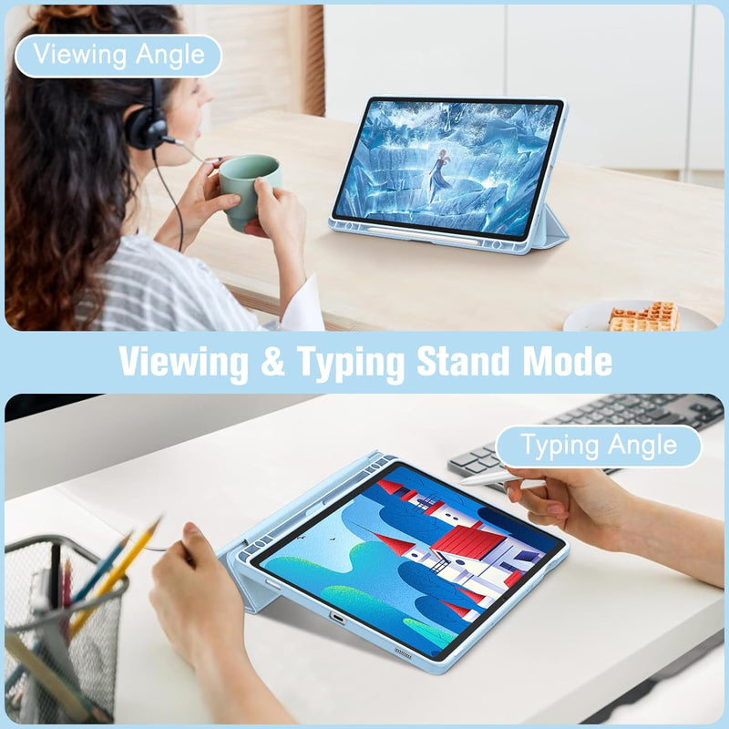 Galaxy Tab S10 FE/Tab S9 FE 10.9"/Tab S9 11" Hybrid Slim Case w/ Pencil Holder | Fintie