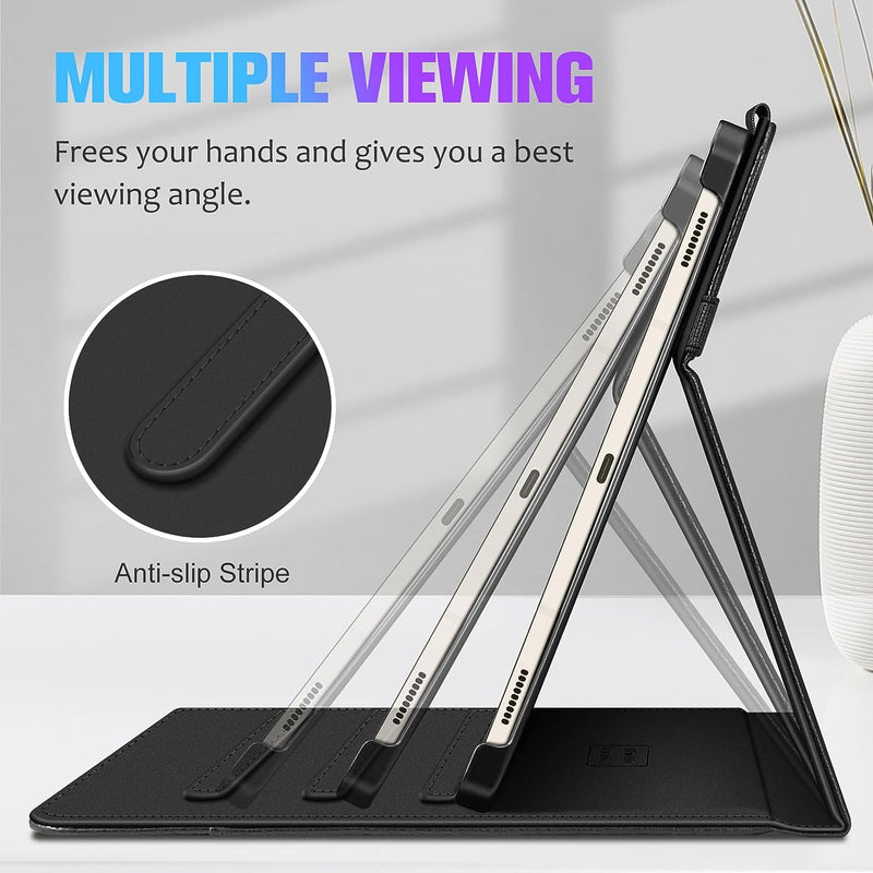 Galaxy Tab S10 Plus/ Tab S9 Plus 12.4" Multi-Angle Case w/ Elastic Band | Fintie
