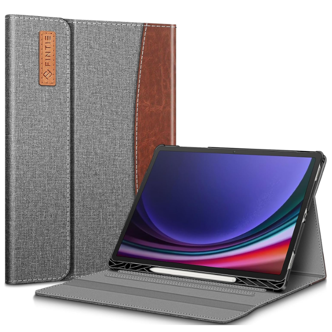 Galaxy Tab S9 Plus Multi-Angle Case w/ Magnetic Closure | Fintie