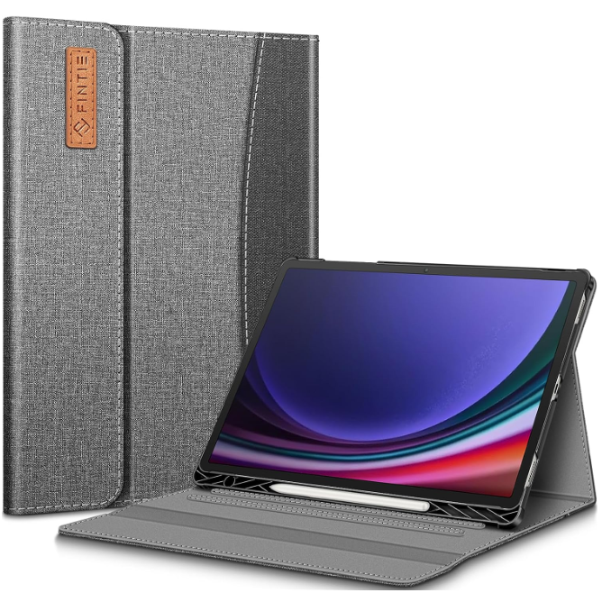 Galaxy Tab S9 Plus Multi-Angle Case w/ Magnetic Closure | Fintie