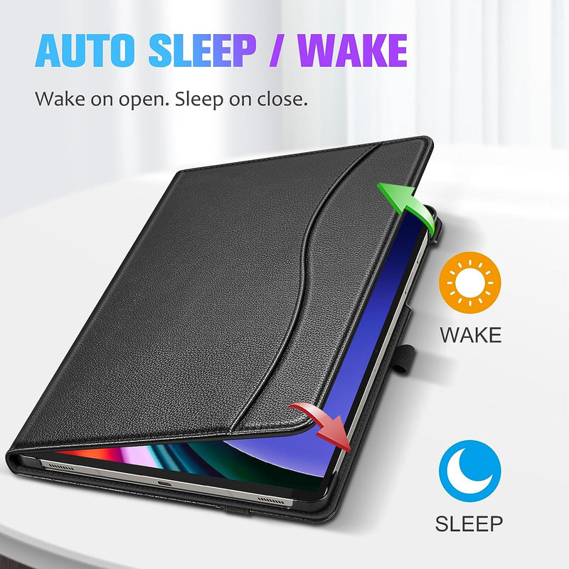 Galaxy Tab S10 Plus/ Tab S9 Plus 12.4" Multi-Angle Case w/ Elastic Band | Fintie
