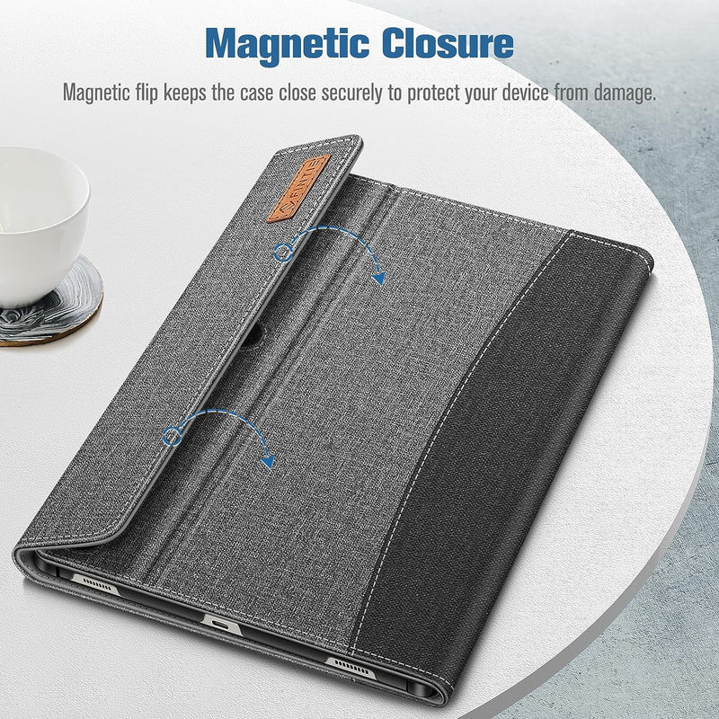 Galaxy Tab S10 Plus / Tab S9 Plus Multi-Angle Case w/ Magnetic Closure | Fintie