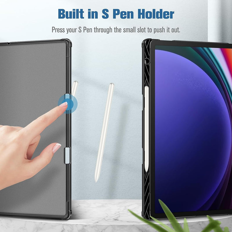 Galaxy Tab S10 Plus / Tab S9 Plus Multi-Angle Case w/ Magnetic Closure | Fintie