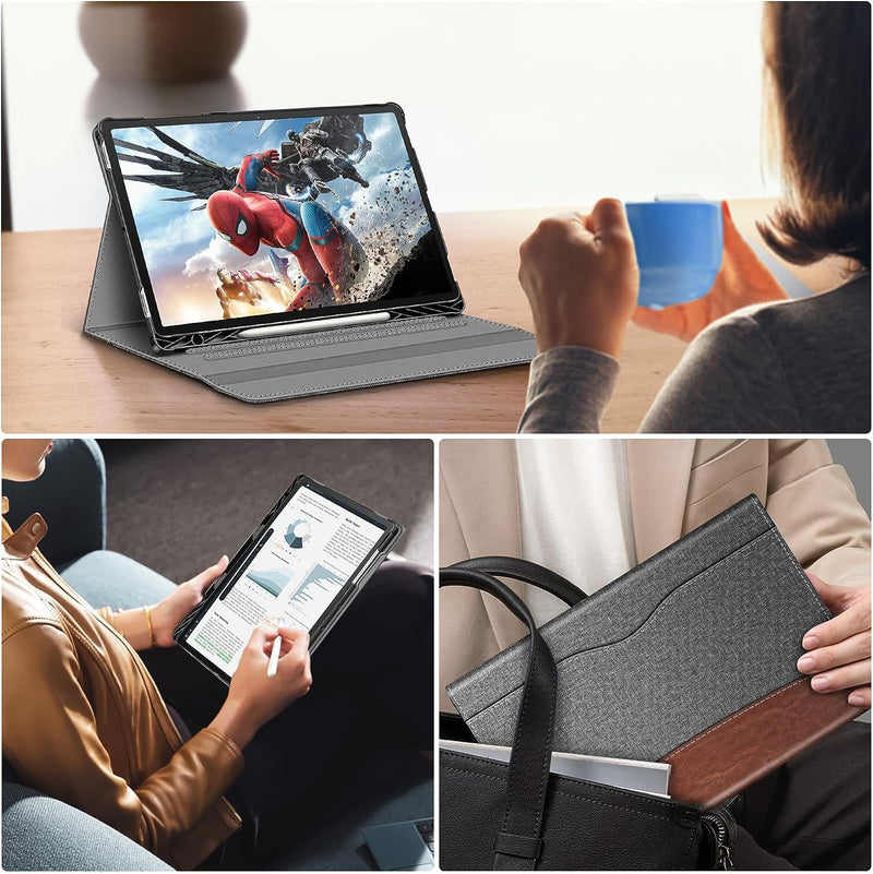 Galaxy Tab S9 Plus Multi-Angle Case w/ Magnetic Closure | Fintie