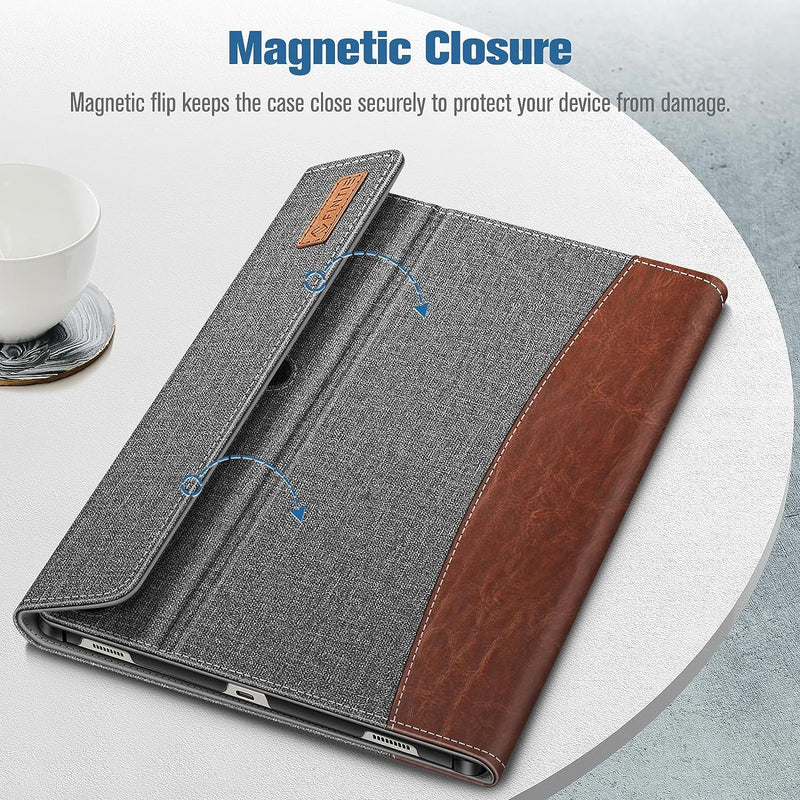 Galaxy Tab S9 Plus Multi-Angle Case w/ Magnetic Closure | Fintie