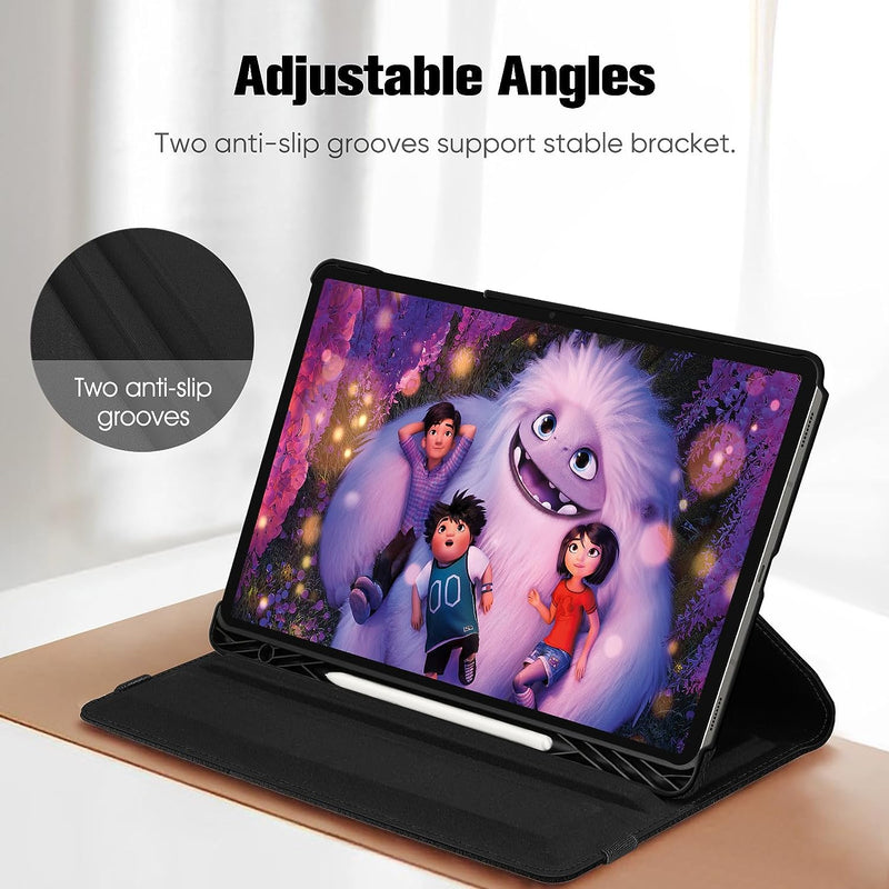 Galaxy Tab S10 Plus/Tab S9 Plus 12.4-inch 360-Degree Rotating Case w/ S Pen Holder | Fintie