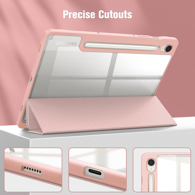 Galaxy Tab S10 FE/Tab S9 FE 10.9"/Tab S9 11" Hybrid Slim Case w/ Pencil Holder | Fintie