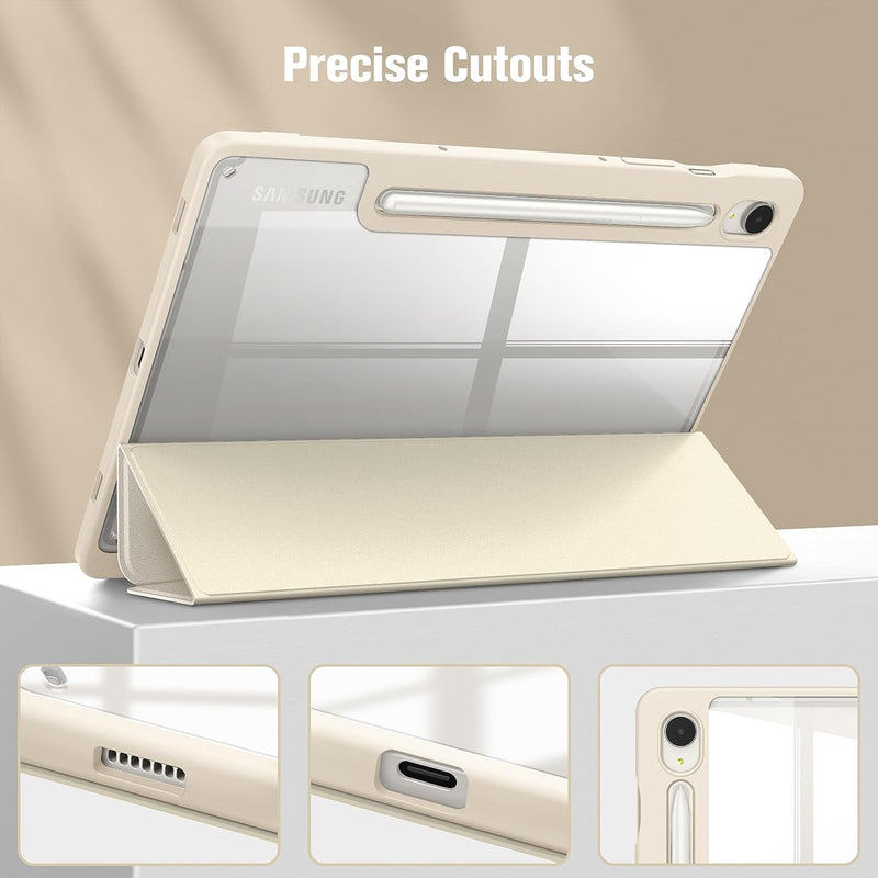 Galaxy Tab S10 FE/Tab S9 FE 10.9"/Tab S9 11" Hybrid Slim Case w/ Pencil Holder | Fintie