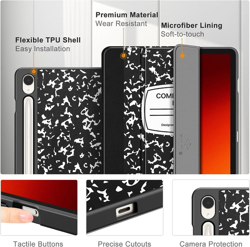 Galaxy Tab S10 FE 10.9" 2025/ Galaxy Tab S9 FE 10.9"/Tab S9 11" Slim Case with Soft TPU Back Cover | Fintie