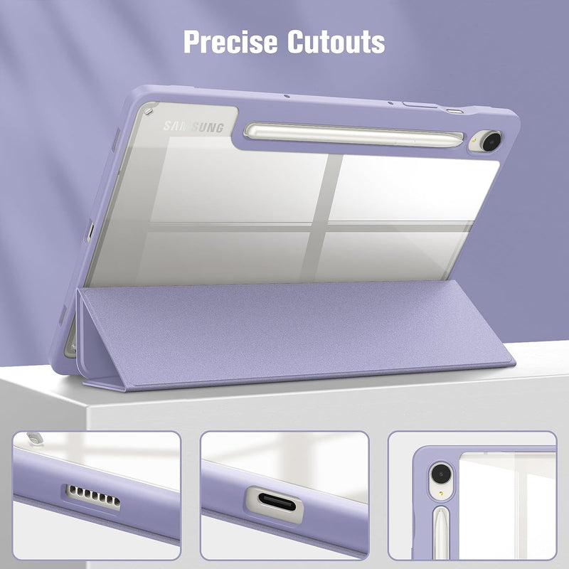 Galaxy Tab S10 FE/Tab S9 FE 10.9"/Tab S9 11" Hybrid Slim Case w/ Pencil Holder | Fintie