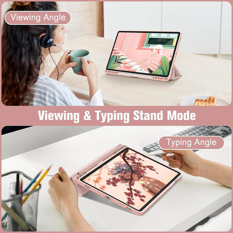 Galaxy Tab S10 FE/Tab S9 FE 10.9"/Tab S9 11" Hybrid Slim Case w/ Pencil Holder | Fintie