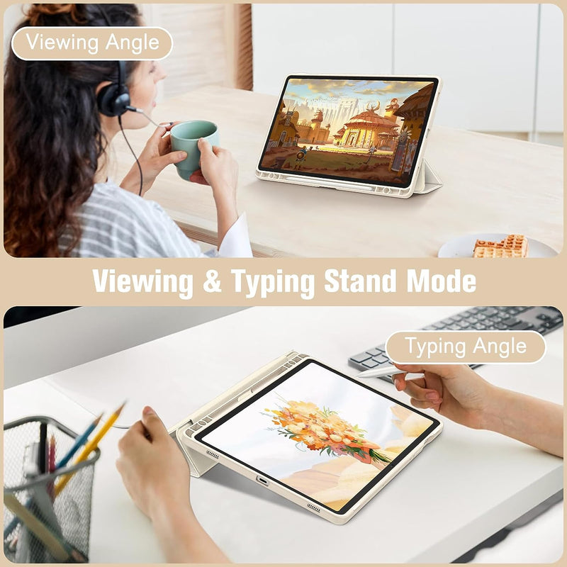 Galaxy Tab S10 FE/Tab S9 FE 10.9"/Tab S9 11" Hybrid Slim Case w/ Pencil Holder | Fintie