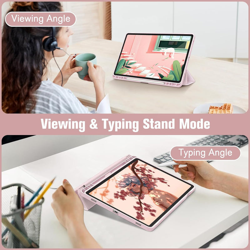 Galaxy Tab S10 FE/Tab S9 FE 10.9"/Tab S9 11" Hybrid Slim Case w/ Pencil Holder | Fintie