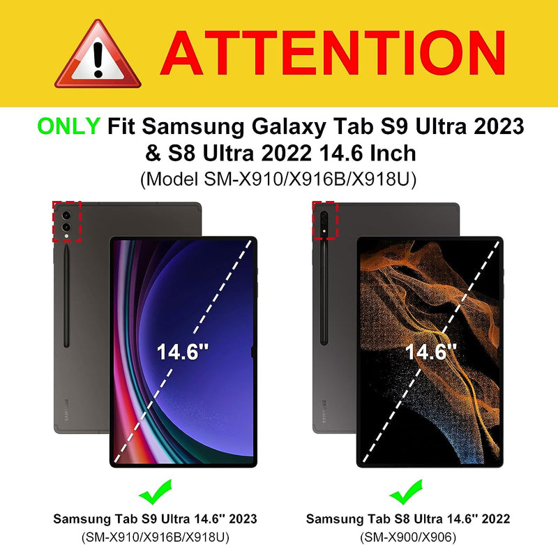 Galaxy Tab S9 Ultra 2023 14.6-inch Hybrid Slim Case | Fintie