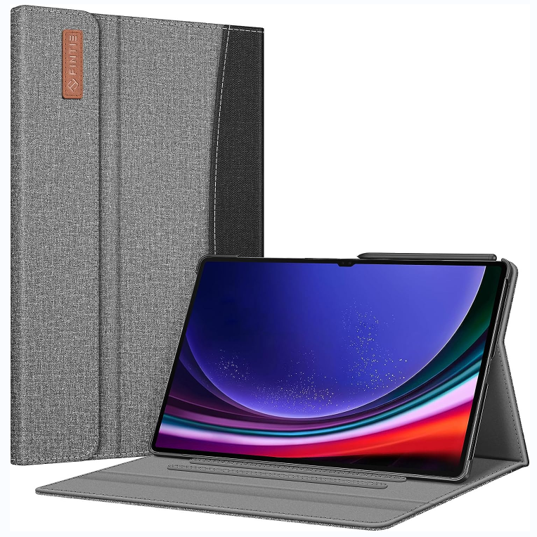 Galaxy Tab S10 Ultra, Tab S9 Ultra 14.6-inch Multiple Angle Portfolio Cover w/ Magnetic Closure | Fintie