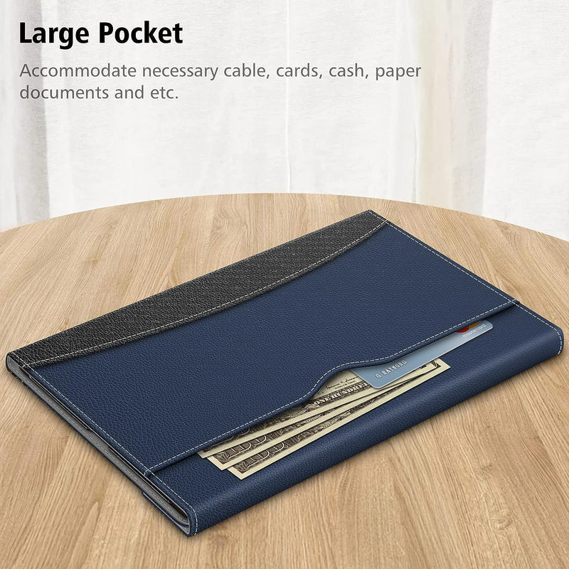 Galaxy Tab S10 Ultra, Tab S9 Ultra 14.6-inch Multiple Angle Portfolio Cover w/ Magnetic Closure | Fintie