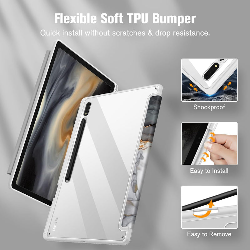 Galaxy Tab S10 Ultra 2024 / Tab S9 Ultra 2023 14.6-inch Hybrid Slim Case | Fintie