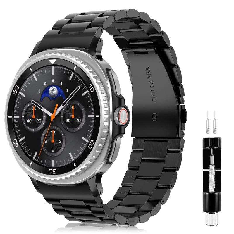 Stainless Steel Band Compatible with Galaxy Watch 8 40mm/44mm, Galaxy Watch 8 Classic 46mm 2025 | Fintie