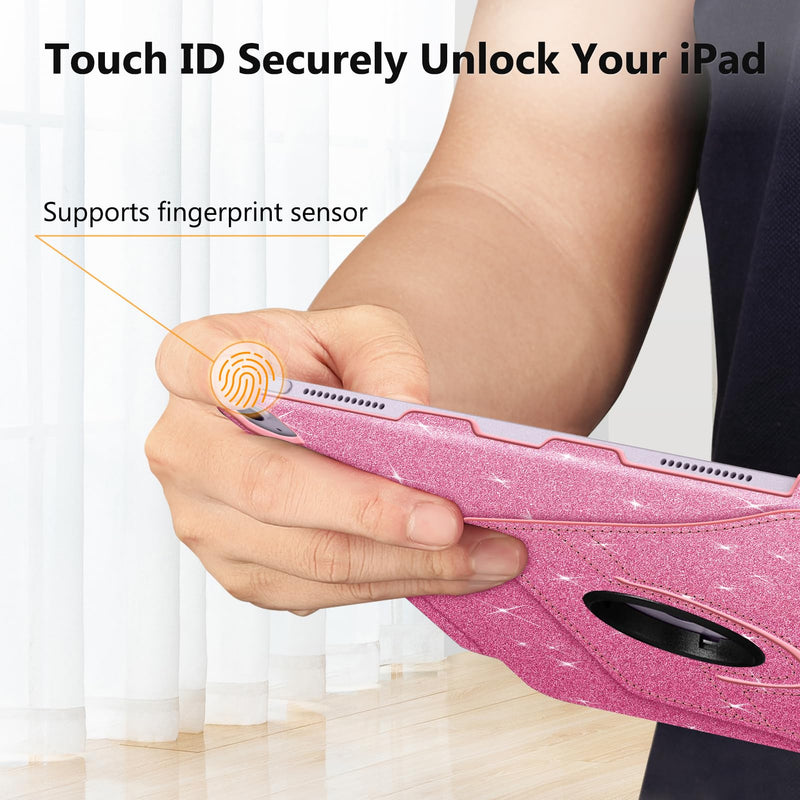 Glittering Swiveling Case for iPad Air 13-inch (M3/M2 Chip) | Fintie