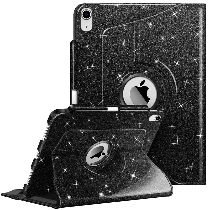 Rotating Case for iPad 11th Gen (A16 chip)/iPad 10th Gen with Glittering Design | Fintie
