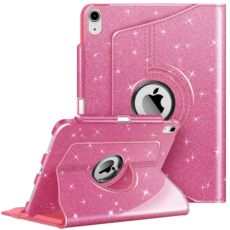 Rotating Case for iPad 11th Gen (A16 chip)/iPad 10th Gen with Glittering Design | Fintie