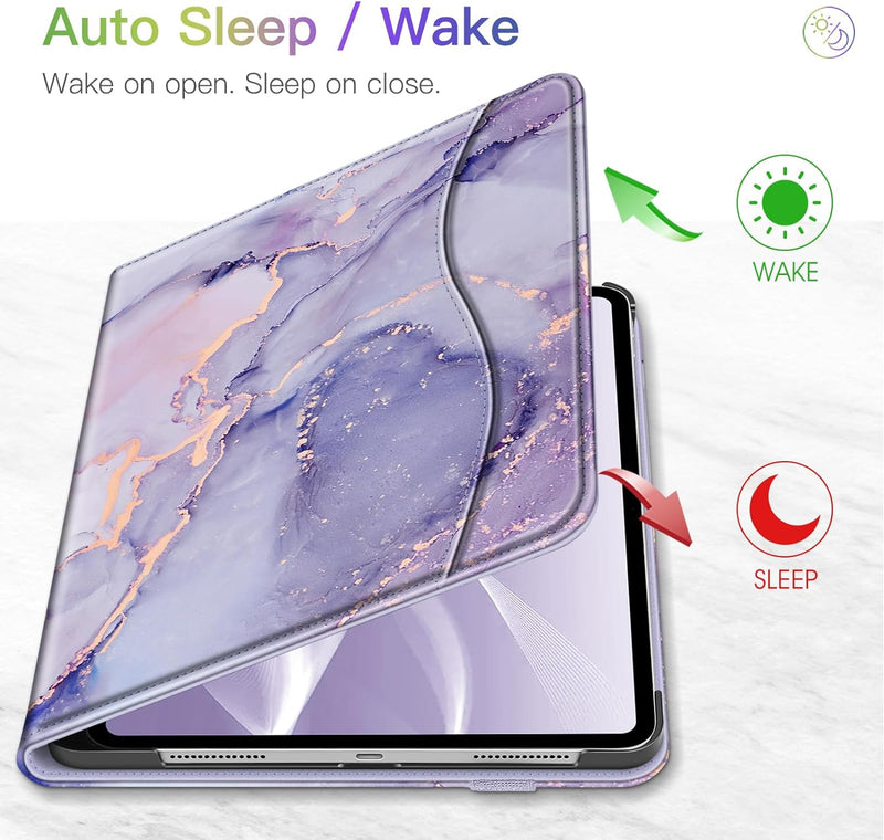 wake your m4 ipad pro 11 by opening the Fintie cover