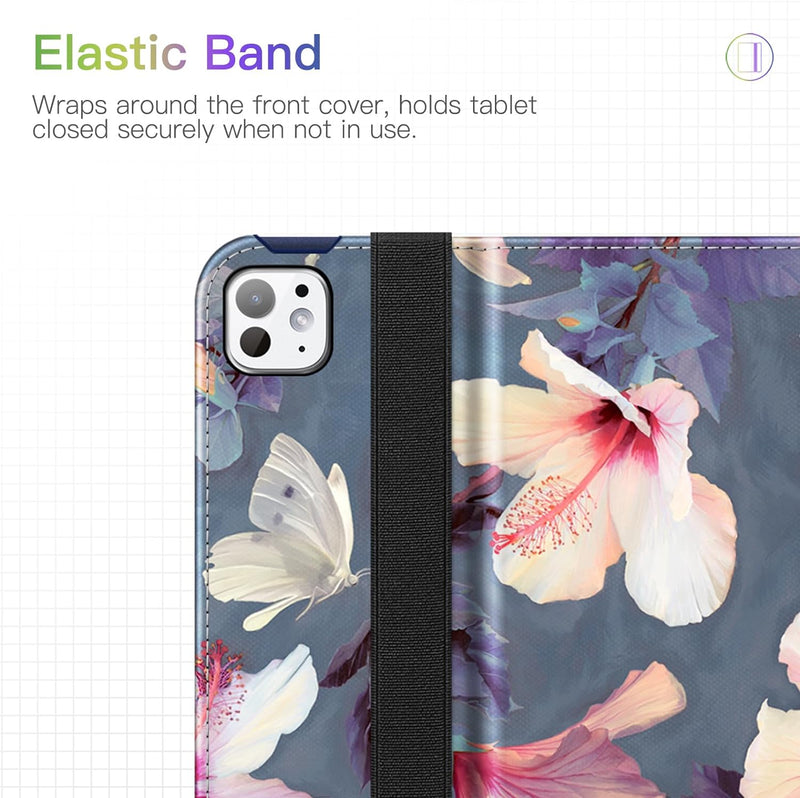 Fintie ipad pro 11 m4 case in bloom patterns