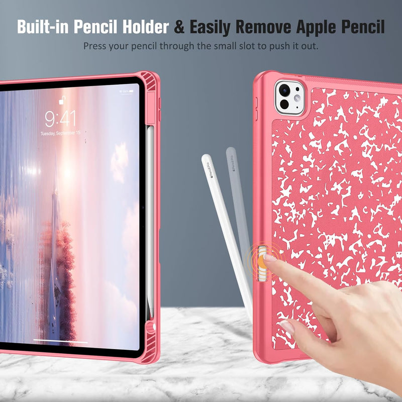 iPad Pro 11" (M4 chip, 2024) SlimShell Case with Pencil Holder | Fintie