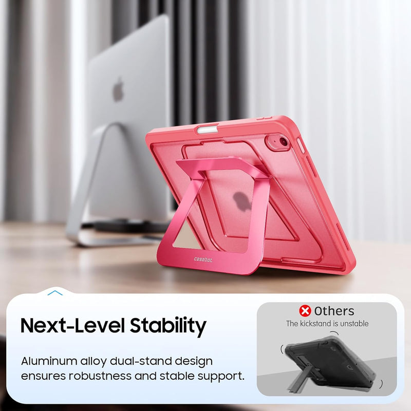 Fintie Shockproof Case for iPad 11th Gen (A16, 2025)/iPad 10th Gen, Slim Frosted Protective Cover with Multi-Angle Stand