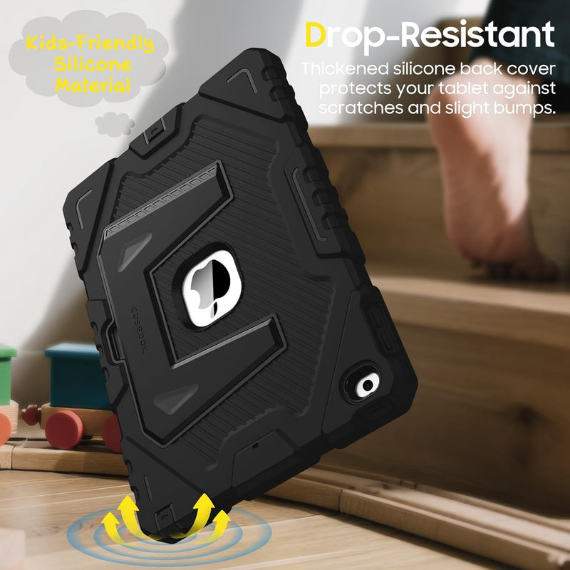 iPad 6th/5th Gen, iPad Air 2nd Gen Rugged Kickstand Case [3-Layer Protection] | Fintie