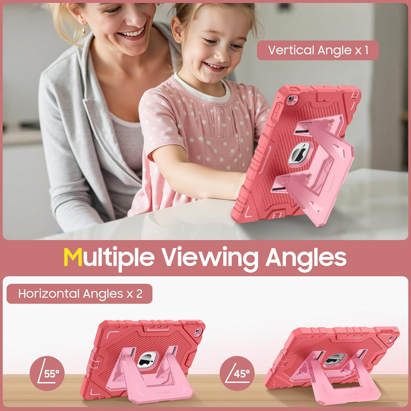 iPad 6th/5th Gen, iPad Air 2nd Gen Rugged Kickstand Case [3-Layer Protection] | Fintie