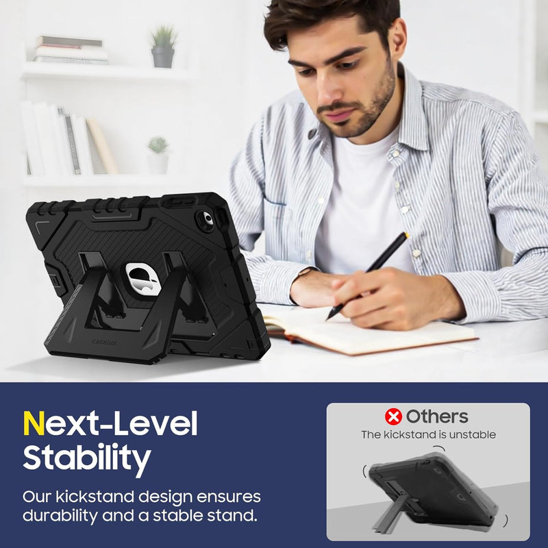 iPad 6th/5th Gen, iPad Air 2nd Gen Rugged Kickstand Case [3-Layer Protection] | Fintie