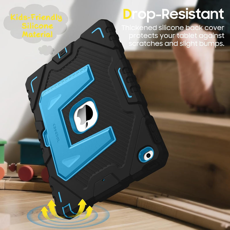 iPad 6th/5th Gen, iPad Air 2nd Gen Rugged Kickstand Case [3-Layer Protection] | Fintie