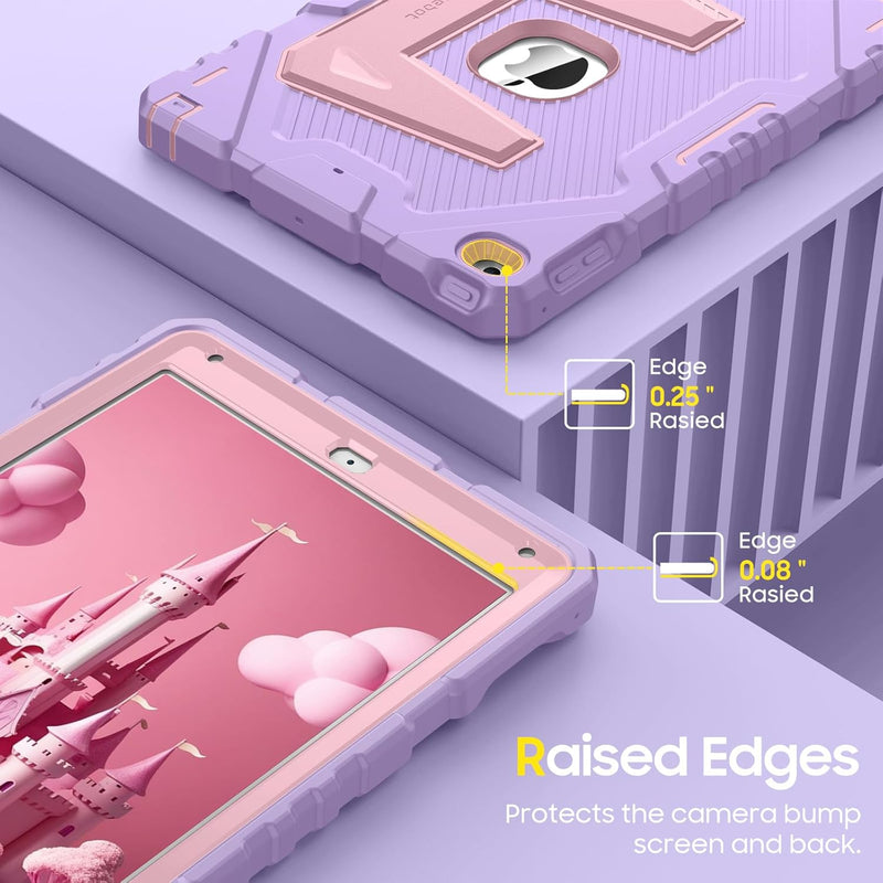 iPad 6th/5th Gen, iPad Air 2nd Gen Rugged Kickstand Case [3-Layer Protection] | Fintie