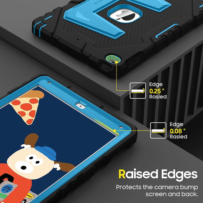 iPad 6th/5th Gen, iPad Air 2nd Gen Rugged Kickstand Case [3-Layer Protection] | Fintie