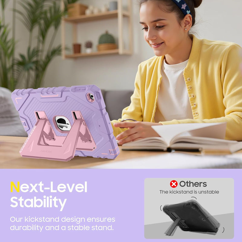 iPad 6th/5th Gen, iPad Air 2nd Gen Rugged Kickstand Case [3-Layer Protection] | Fintie