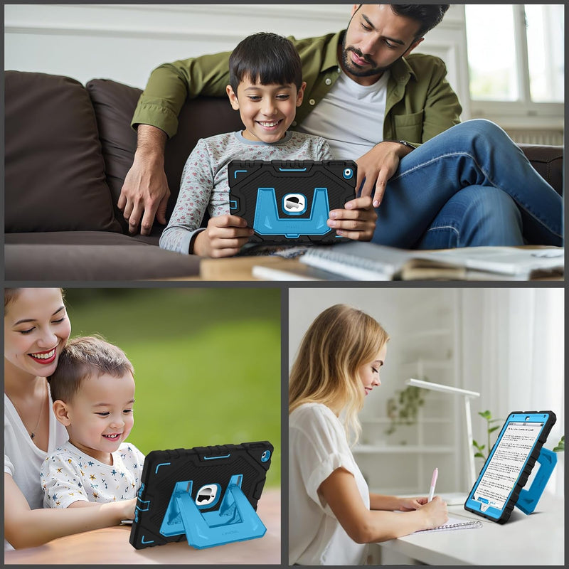 iPad 6th/5th Gen, iPad Air 2nd Gen Rugged Kickstand Case [3-Layer Protection] | Fintie