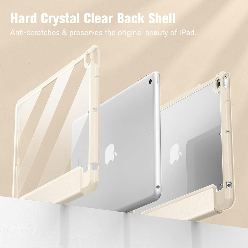 iPad 6th/5th Gen (2018/2017) Hybrid Slim Clear Back Case | Fintie