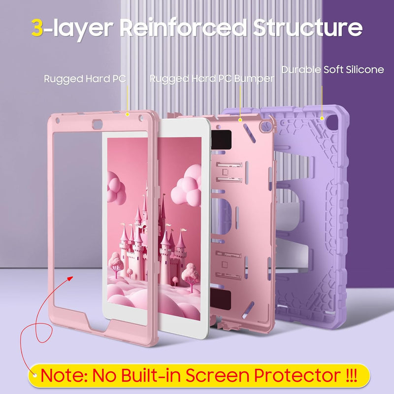 iPad 6th/5th Gen, iPad Air 2nd Gen Rugged Kickstand Case [3-Layer Protection] | Fintie